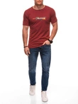 Pánské tričko s potiskem S2031 - červené