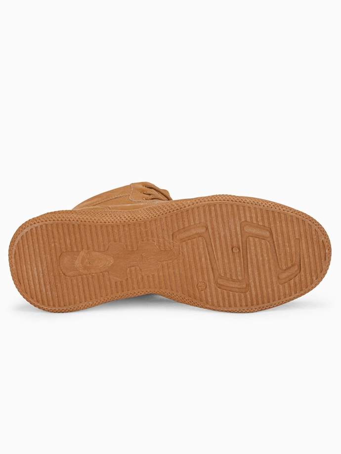 Pánské zimní boty pohorky - camel T380