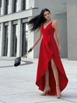 Maxi šaty LOVE DLR164 - červené