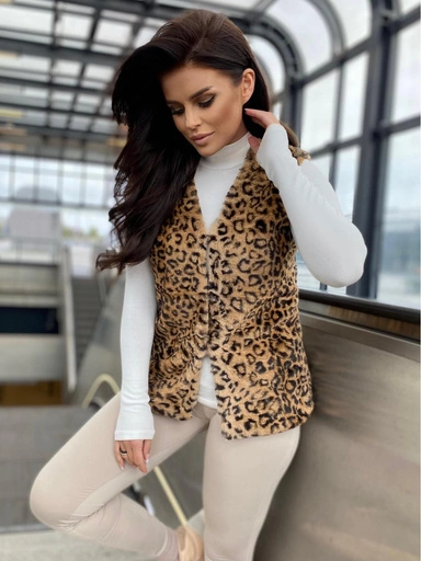 Dámská vesta VLR011 - béžová