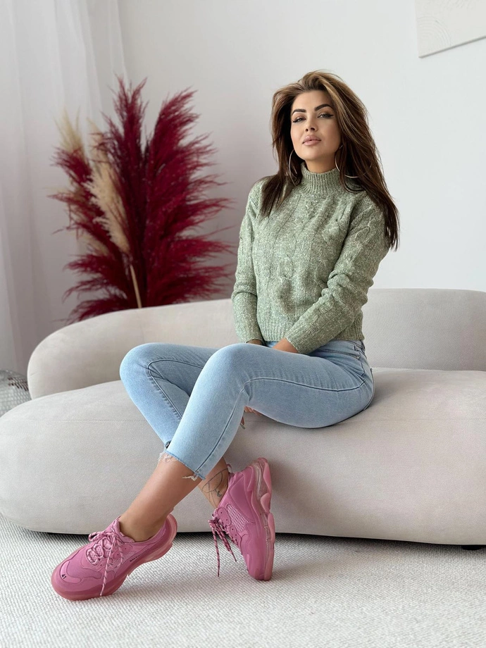 Dámský svetr 022ELR - béžová