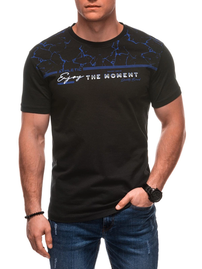 Pánské tričko s potiskem S2035 - černé