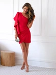 SHERI mini šaty DLR183 - červené