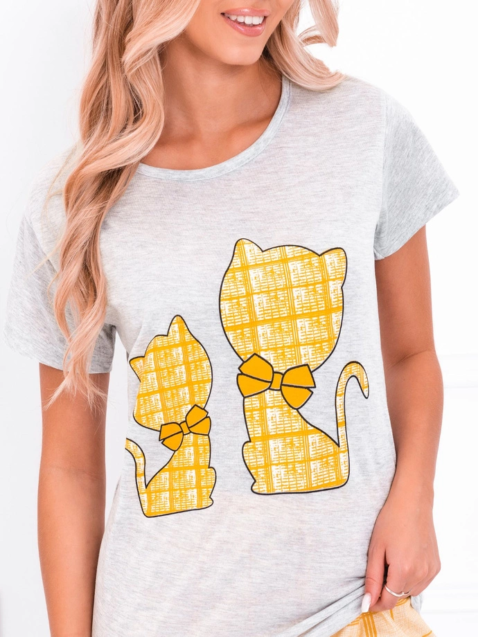 Dámské pyžamo 161ULR - žlutá