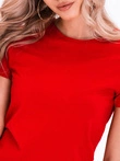 Dámské základní tričko 001SLR - červené