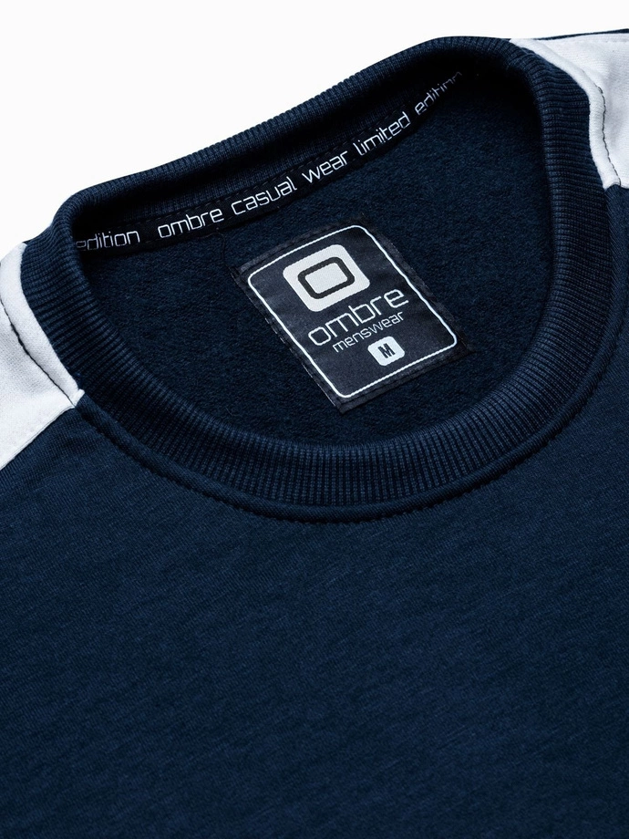 Pánská mikina s kapucí OM-SSNZ-22FW-010 - V2 navy blue