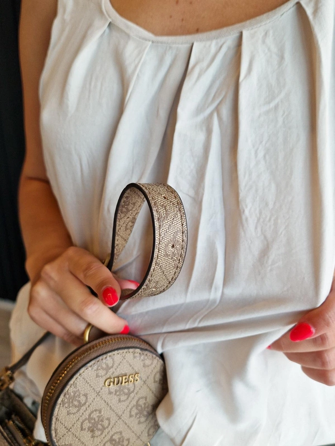 Volánové bomber šaty - DLR111 béžová