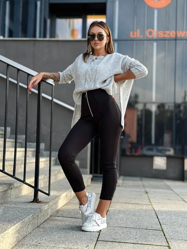 Dámské legínové kalhoty PLR267 - černé