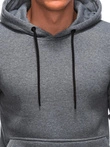 Pánská mikina s kapucí EM-SSNZ-22FW-018 V9 - grafitový melír