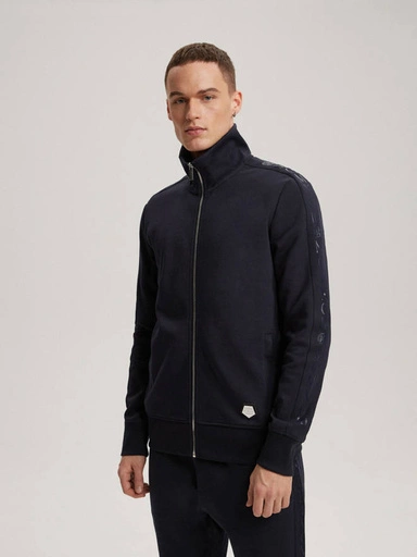 Pánská mikina PRM TRACK 02 1579B - tmavě modrá