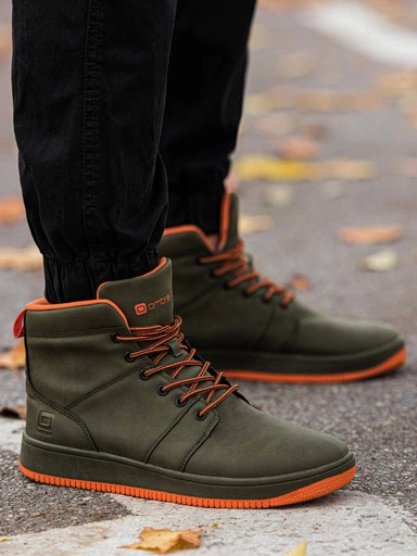 Pánské sneakers boty - zelená T311