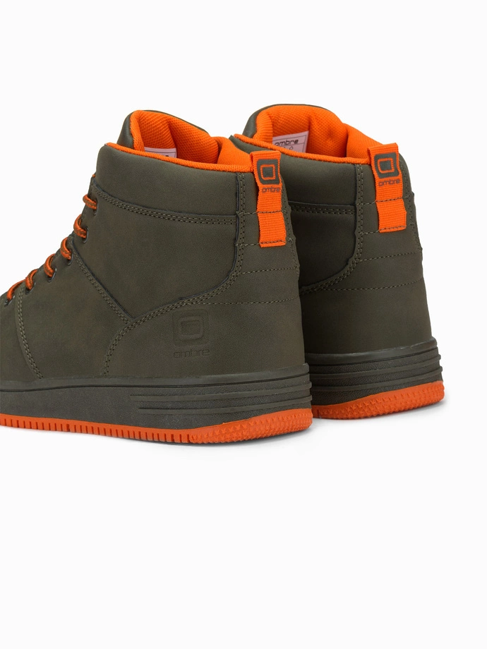 Pánské sneakers boty - zelená T311