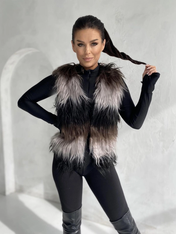 Dámská vesta VLR010 - grafitová