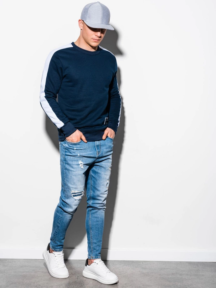 Pánská mikina s kapucí OM-SSNZ-22FW-010 - V2 navy blue