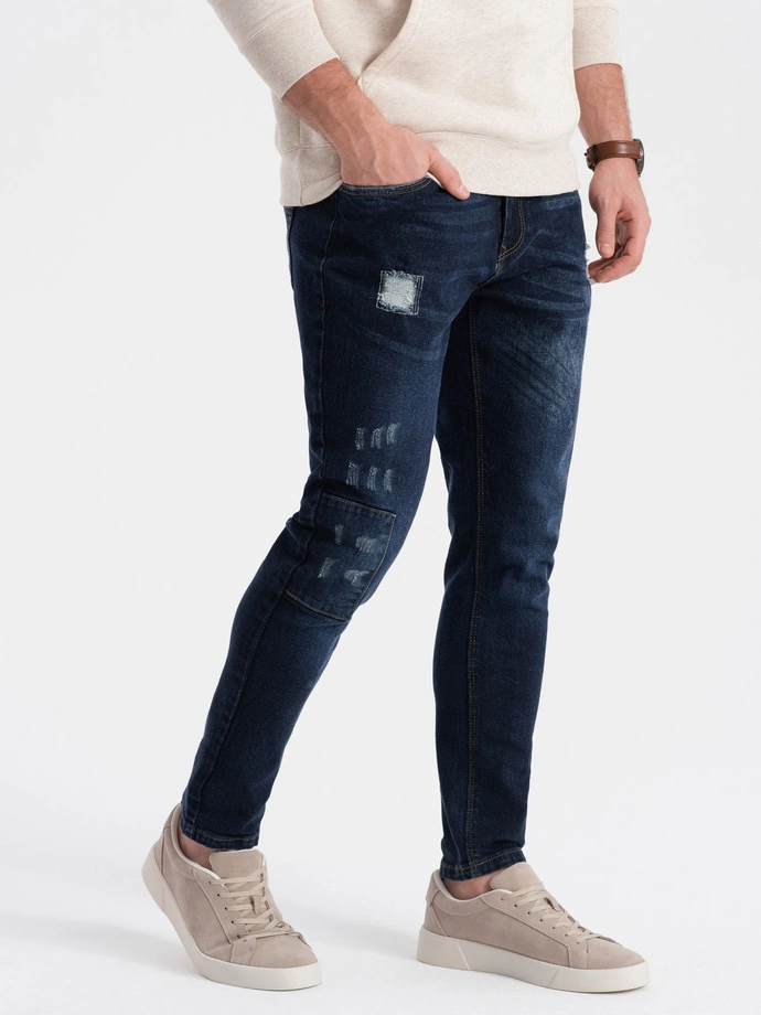 Pánské džínové kalhoty jogger 907P - černé