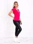 Dámské základní tričko 002SLR - růžové