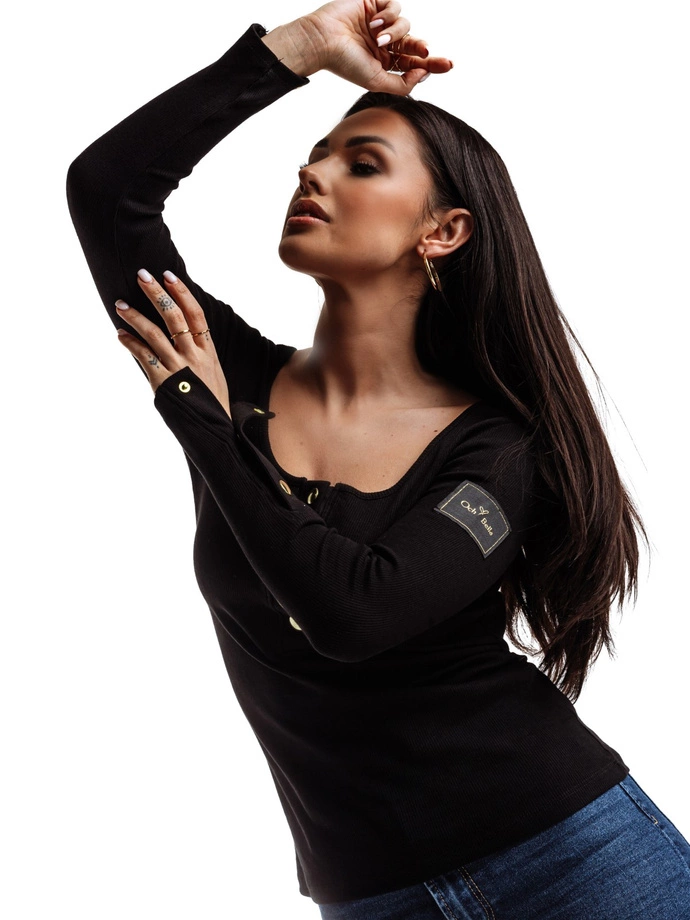 Dámská halenka LLR019 - černá