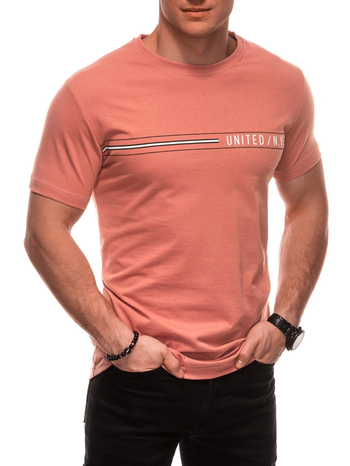 Pánské tričko s potiskem S2025 - oranžové