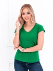Dámské základní tričko 002SLR - zelené