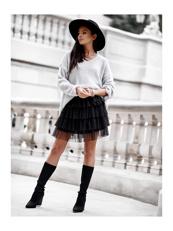 Dámská sukně GLR017 - černá