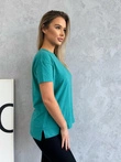 Oversize tričko SLR094 - tyrkysové