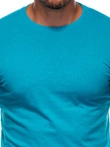 Pánské základní tričko EM-TSBS-0100 - tyrkysové