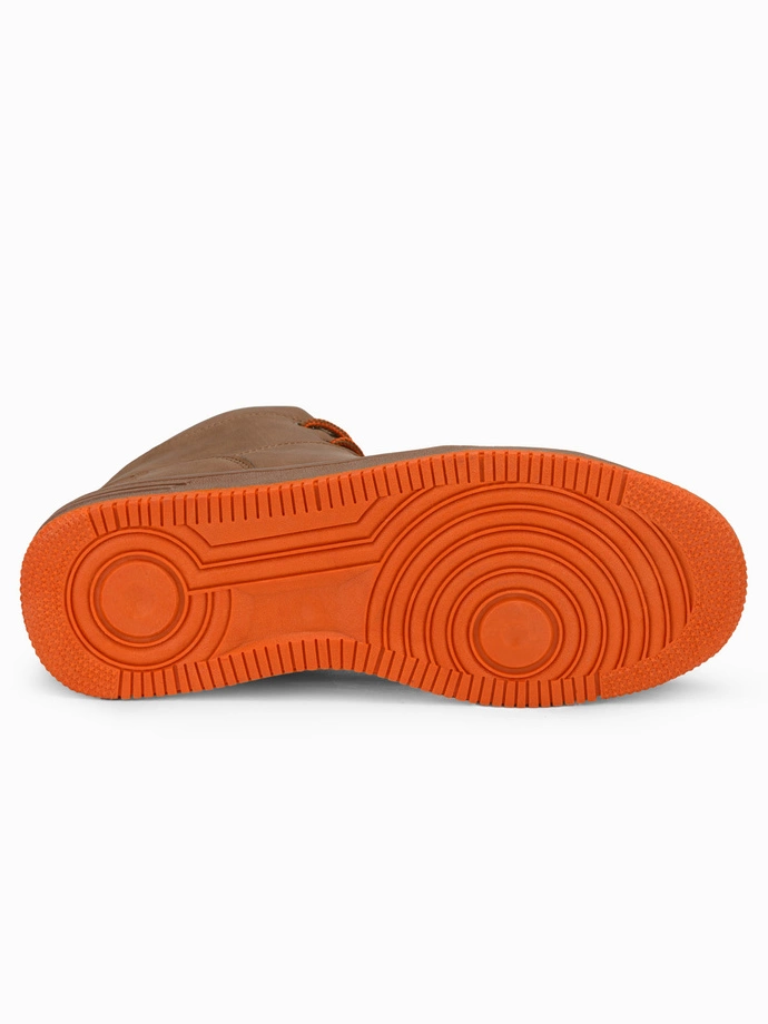 Pánské sneakers boty - camel T311