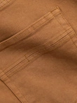 Pánské džínové kalhoty bez oděru SLIM FIT - velbloudí V10 OM-PADP-0148