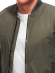 Pánská přechodná bunda bomber 532C - olivově zelená