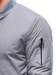 Pánská přechodná bunda bomber 532C - šedá