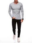 Pánské tričko s potiskem a dlouhým rukávem 170L - šedá