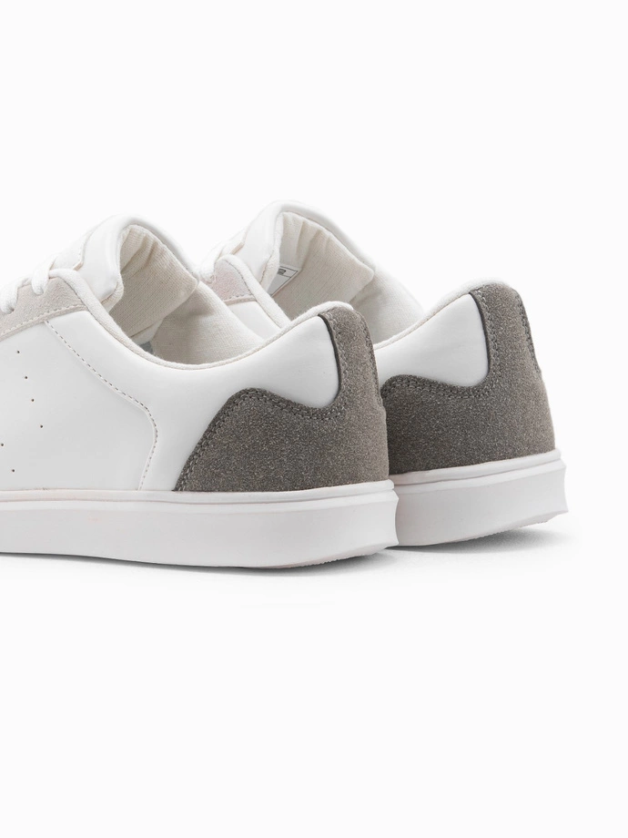 Ležérní pánské tenisky OLDSCHOOL - bílé V3 OM-FOCS-0104