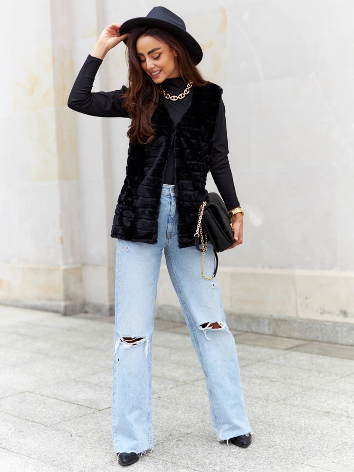 Dámská vesta 008VLR - černá