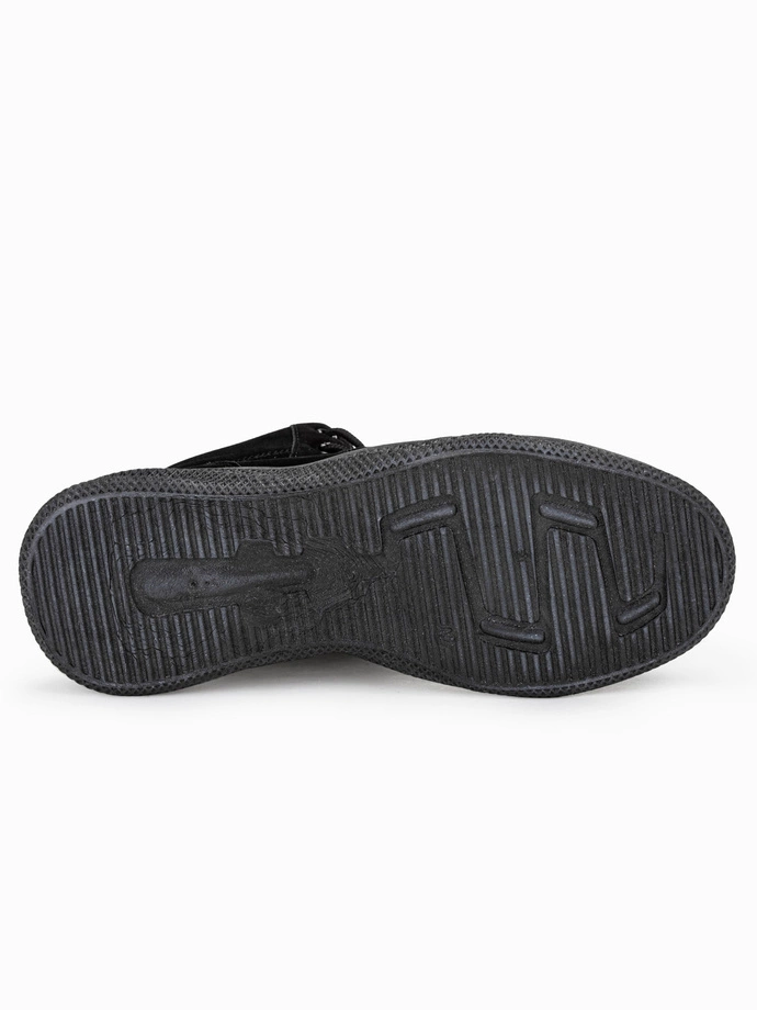 Pánské zimní boty pohorky - černá T380