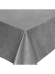 Velurový ubrus Soft 559A - popelavě šedý