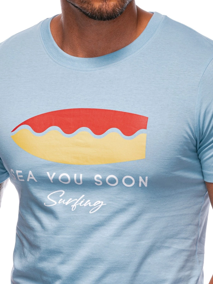 Pánské tričko s potiskem 2003S - modré