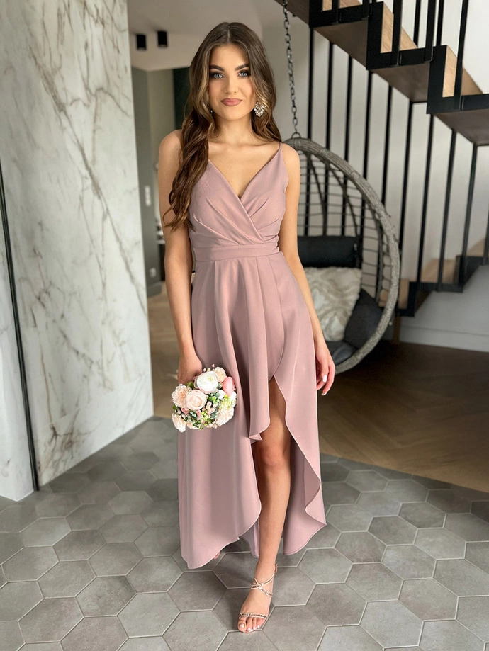 Maxi šaty LOVE DLR164 - béžové