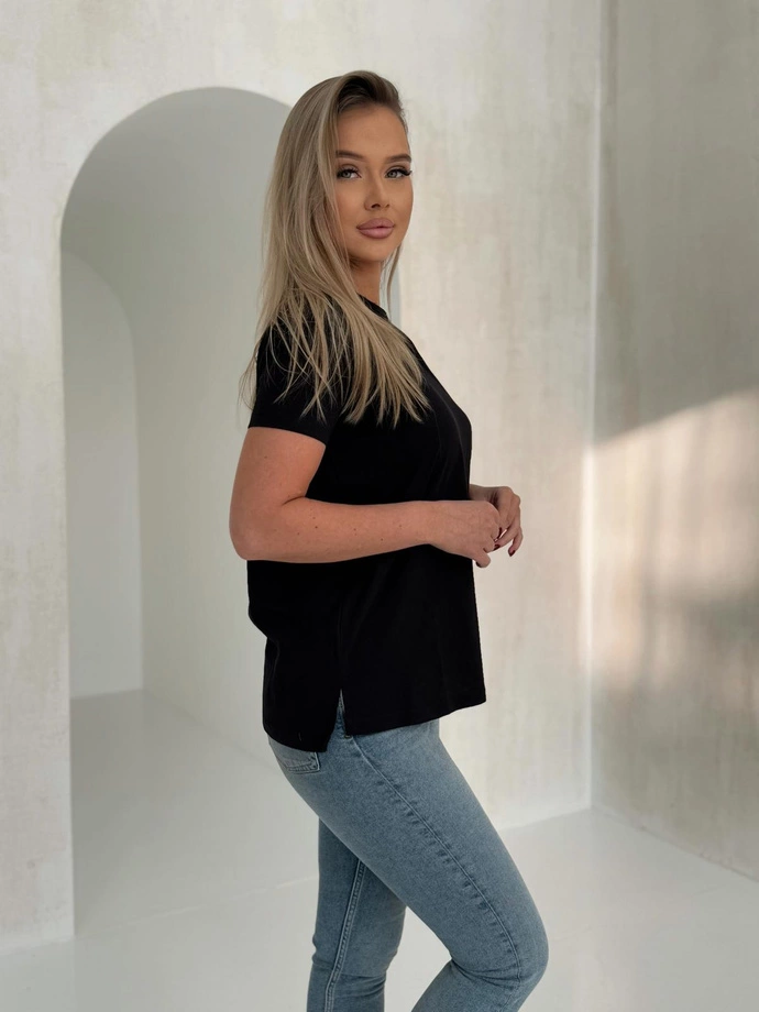 Oversize tričko SLR094 - černé