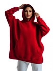 Dámská mikina s kapucí TLR043 - červená