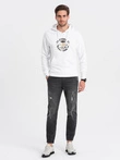 Pánské džínové kalhoty JOGGER s odřením - černé V2 OM-PADJ-0150