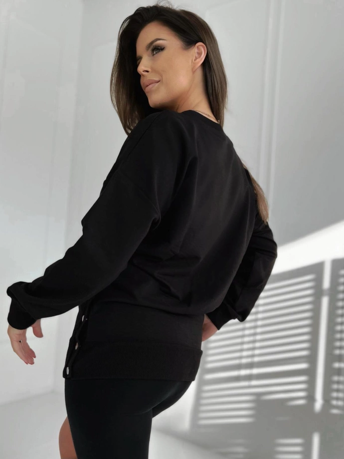 Dámská mikina s kapucí TLR045 - černá