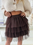 Dámská sukně GLR017 - hnědá