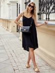 Krátké vzdušné letní šaty - DLR119 černá