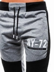 Pánské krátké teplákové šortky 187W - šedé