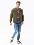 Pánská izolovaný bomber bunda - olivová V1 C357