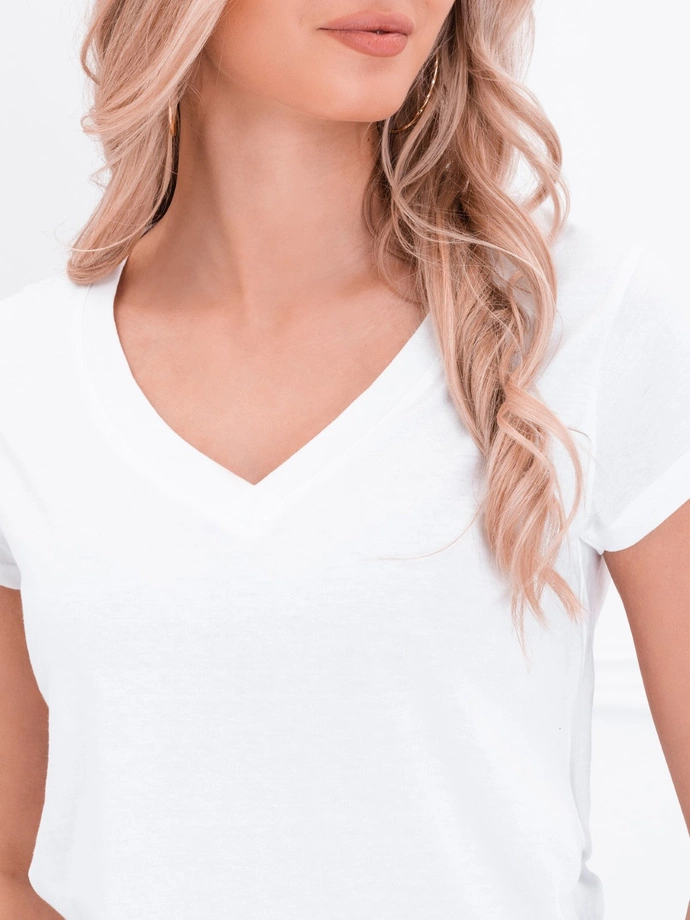 Dámské základní tričko 002SLR - bílé