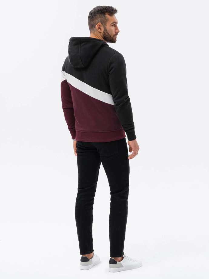 Pánská mikina s kapucí - černá 1419B