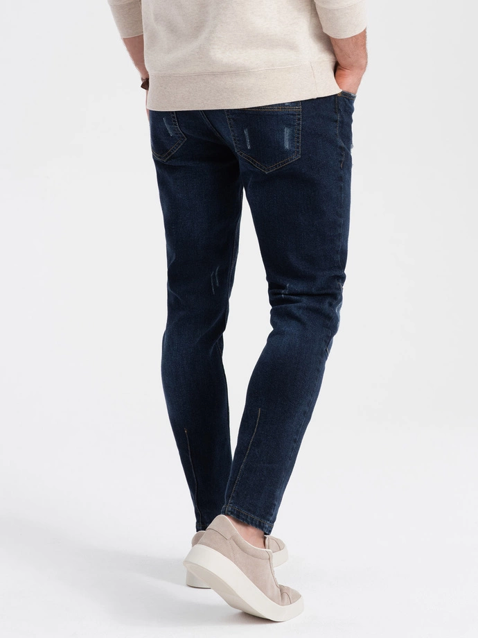 Pánské džínové kalhoty jogger 907P - černé