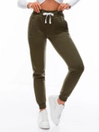 Dámské teplákové kalhoty 070PLR - olivově zelené