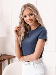Dámské základní tričko 001SLR - světle modré
